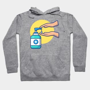 Washing hand cartoon 10 Hoodie